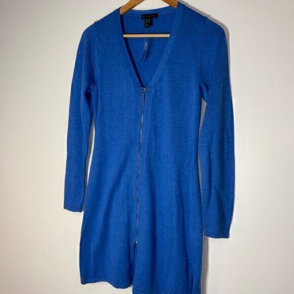 H by Halston Sweaters - H by Halston blue full zip long cardigan sweater size xsmall